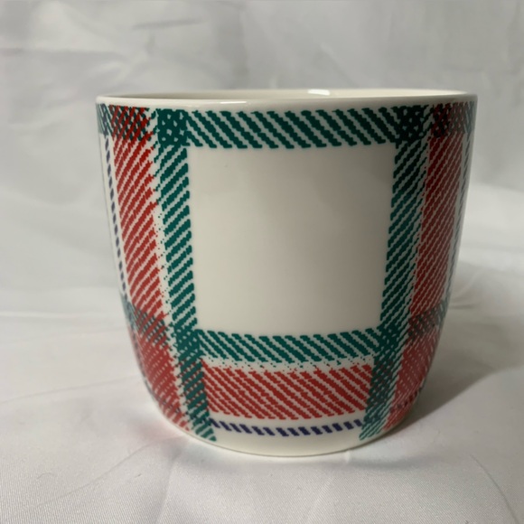 Starbucks Festive Plaid Mug - Red, Green, and White - Picture 2 of 7